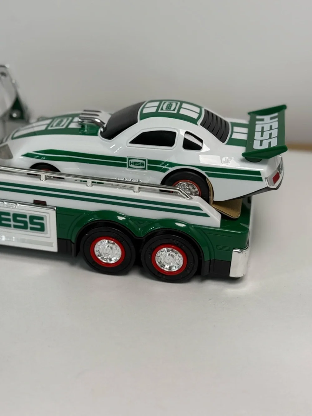 Hess Toy Truck & Dragster Wheelie Popping LED Lights Race Sounds 2016 NIB